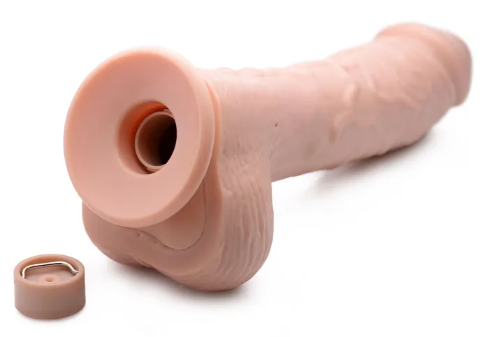 85 Inch Vibrating Squirting Dildo with Remote Control Light XR Brands Female Sex Toys