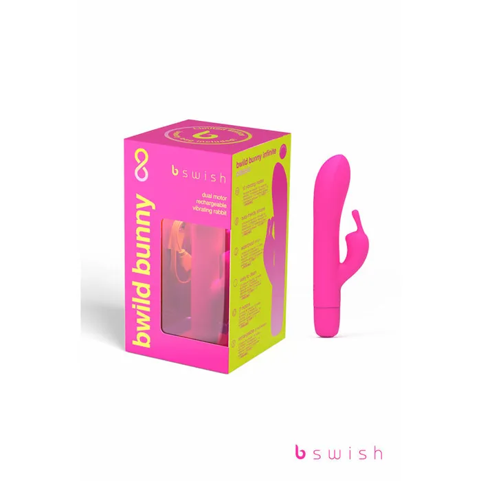 Bswish Vibrators Bwild Classic Bunny Infinite Limited Edition Sunset Pink