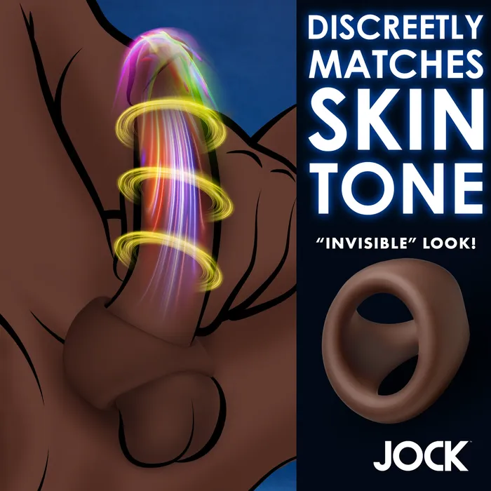 JOCK Silicone Cock Ball Ring Dark XR Brands Male Sex Toys