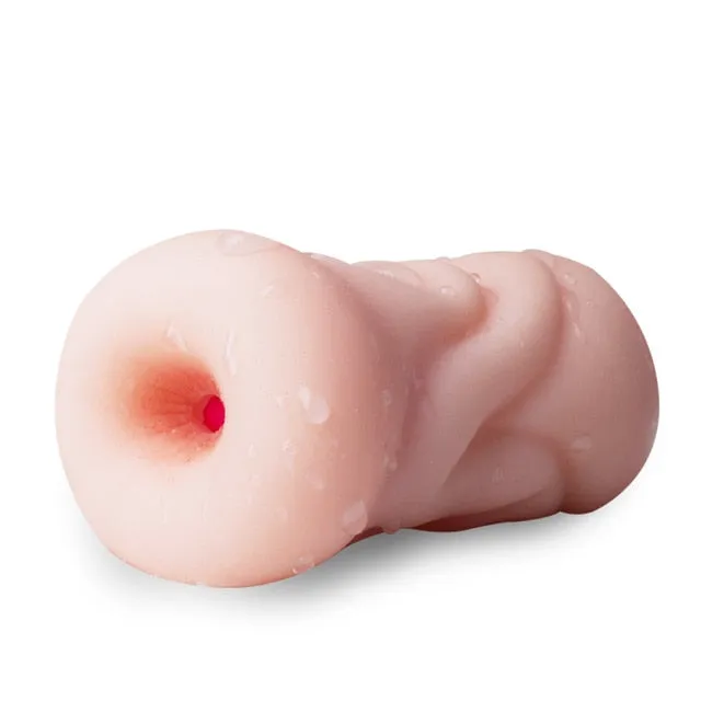 Male Sex Toys PlugLust Silicone Masturbator Mouth Anal Vaginal