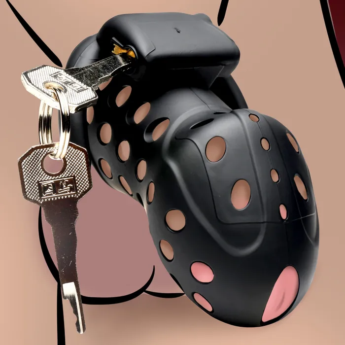 Male Sex Toys XR Brands Lock Down Chastity Cage