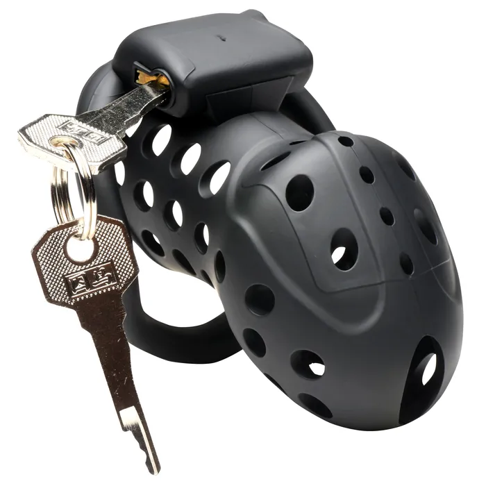Male Sex Toys XR Brands Lock Down Chastity Cage