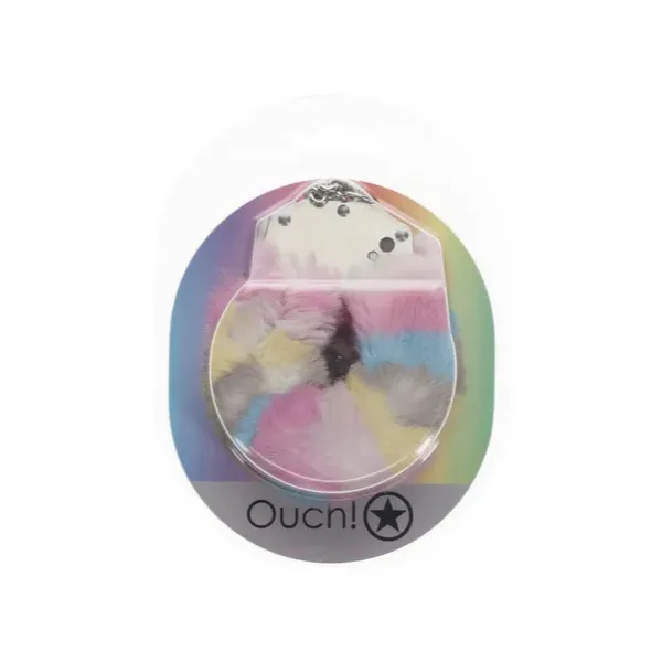 OUCH HeavyDuty Fluffy Cuffs Multicolour 2 OSAS Couples OUCH HeavyDuty Fluffy Cuffs Multicolour 2 OSAS Couples