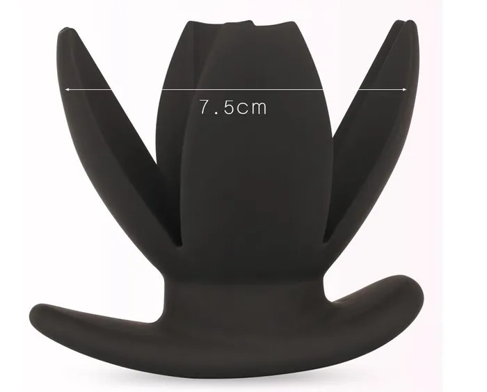 pluglust Male Sex Toys 3 WIDE HOLLOW FLOWER ANAL PLUG
