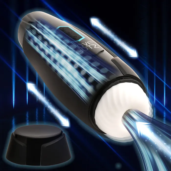 The Milker Max Thrusting and Vibrating Masturbator XR Brands Male Sex Toys