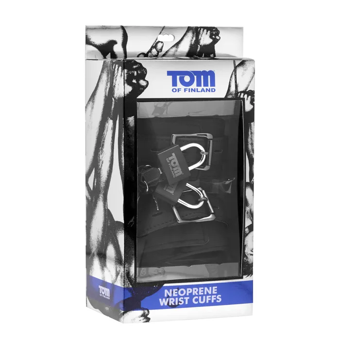 Tom of Finland Neoprene Wrist Cuffs XR Brands Couples