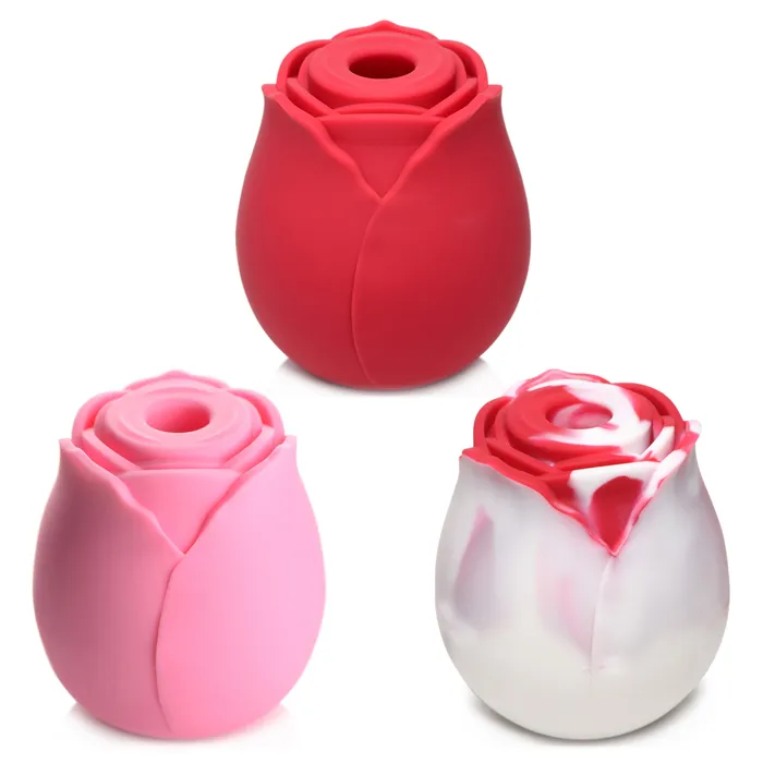 Vibrators The Rose Lovers Gift Box 10X Clit Suction Rose Red XR Brands