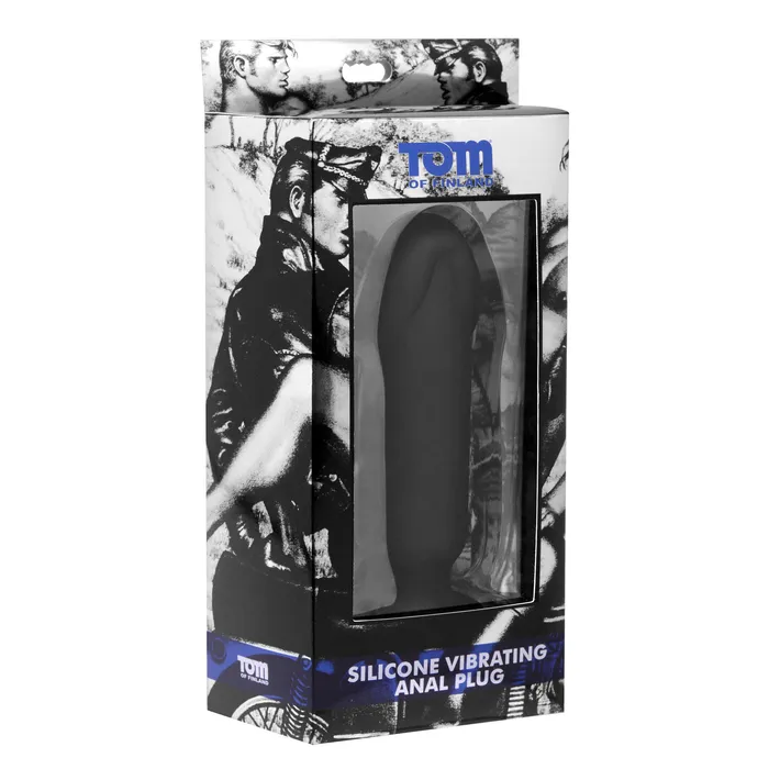 XR Brands Male Sex Toys Tom of Finland Silicone Vibrating Anal Plug