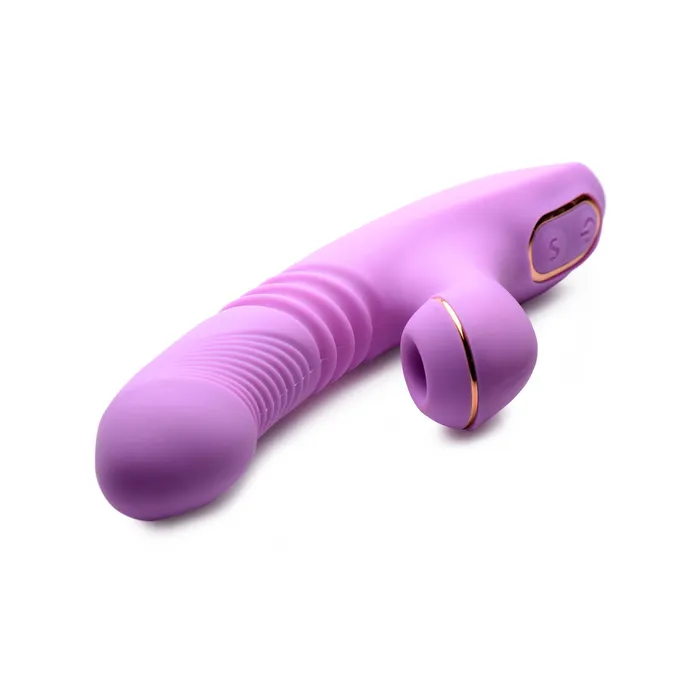 XR Brands Vibrators Shegasm Thrusting Suction Rabbit